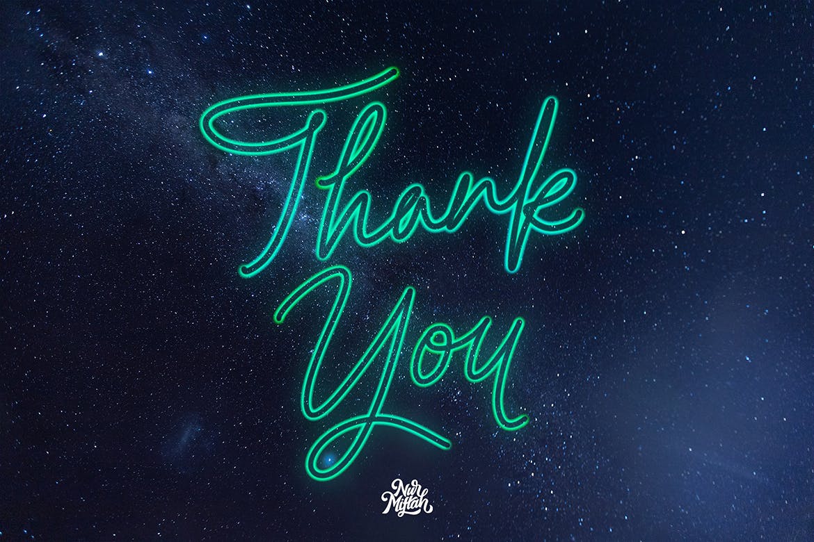 15个Procreate单线刻字笔刷素材