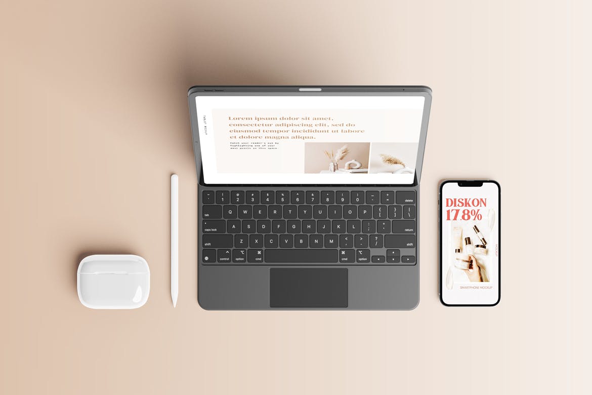 高品质iPad、iPhone APP UI 样机PSD素材
