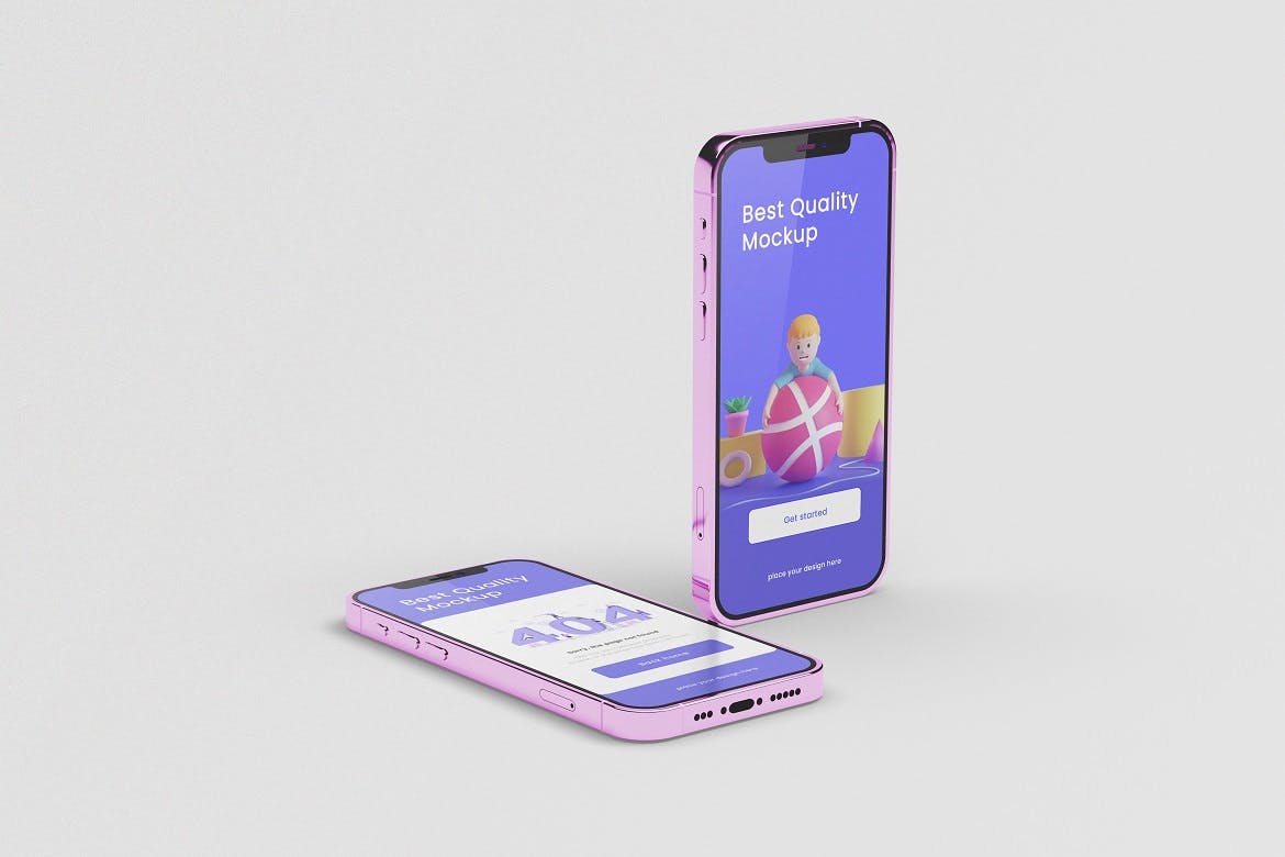 高品质iPhone 12 Pro 样机展示PSD素材