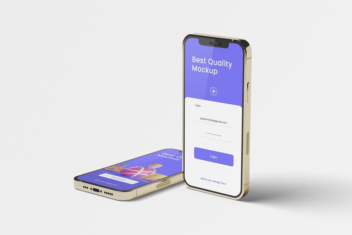 高品质iPhone 12 Pro 样机展示PSD素材