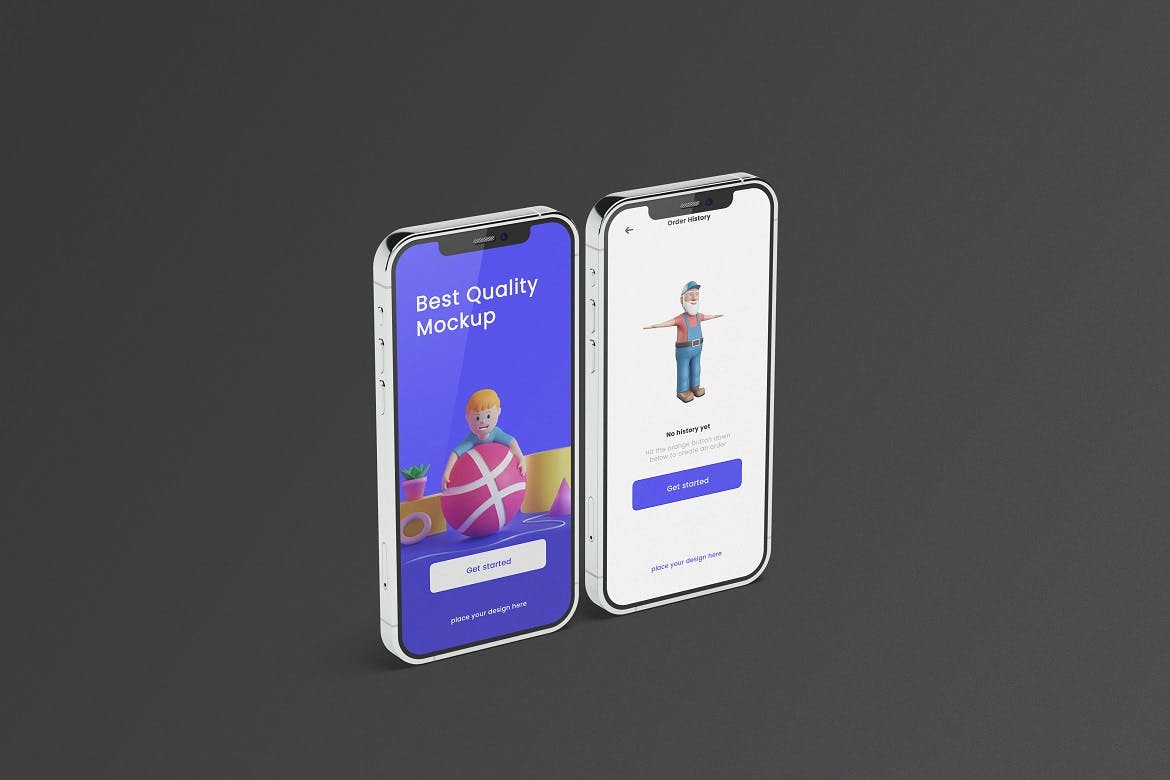 高品质iPhone 12 Pro 样机展示PSD素材