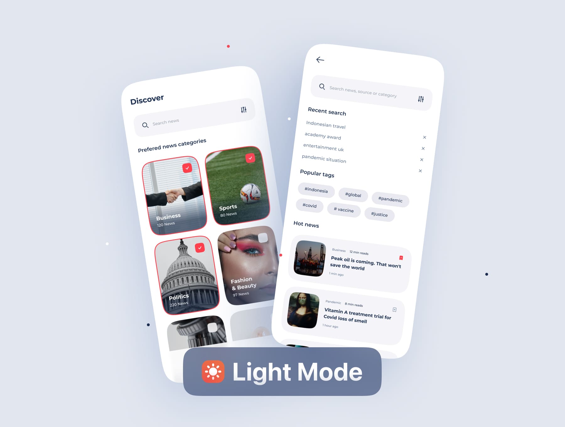 80多个高端手机移动端新闻主题今日头条APP UI界面素材