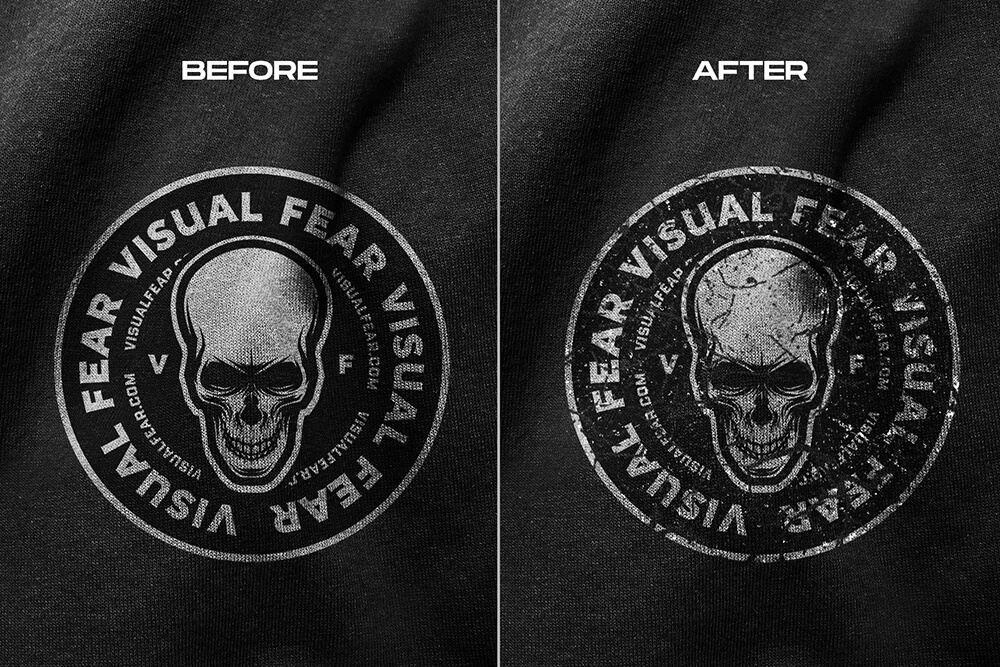 一套复古破裂做旧的纹理图片笔刷素材