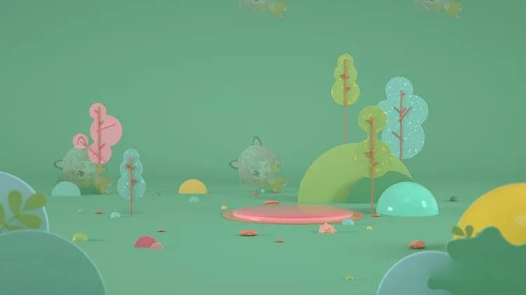 现在的C4D用来做插画模型居然这么强了?