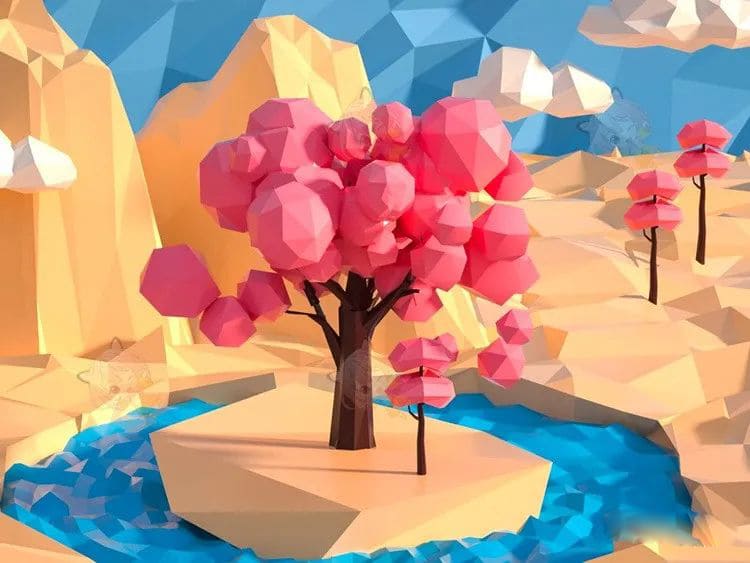 现在的C4D用来做插画模型居然这么强了?