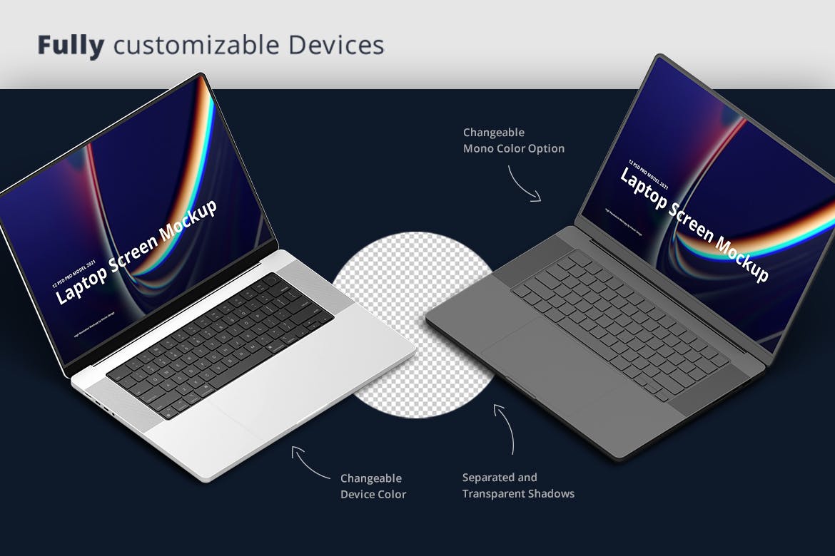 12个专业MacBook Pro UI样机展示PSD素材