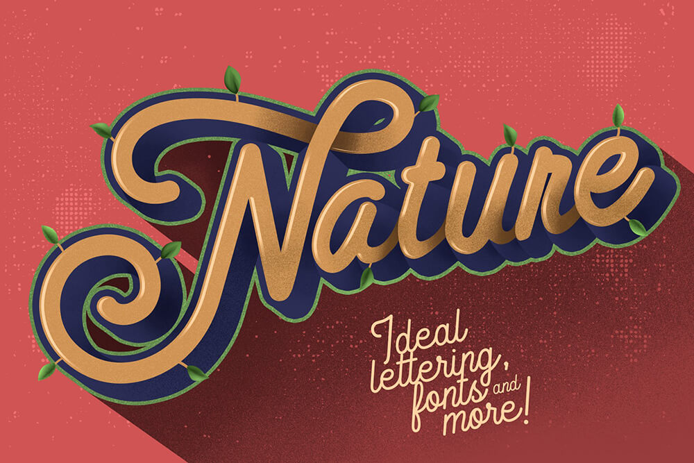 一套用于Procreate的颗粒艺术效果笔刷素材