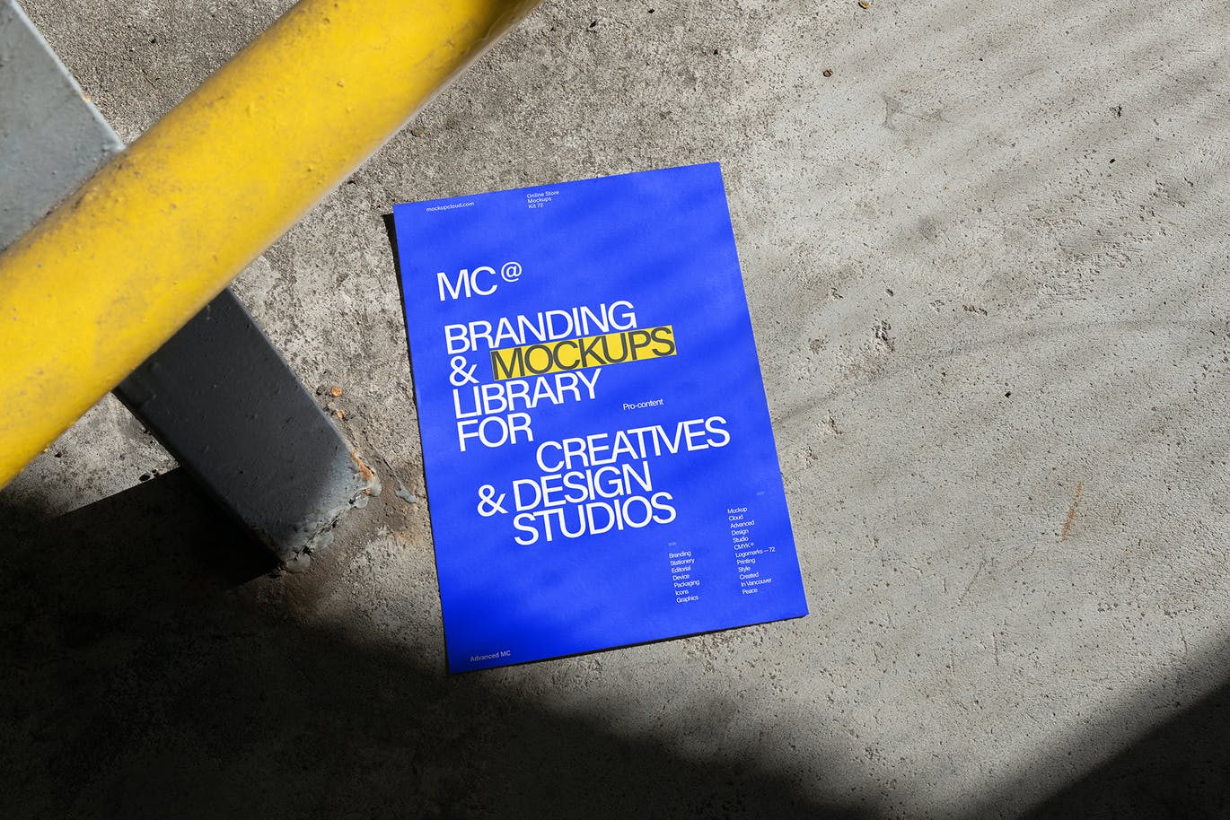 原始海报信纸包装PSD素材模型