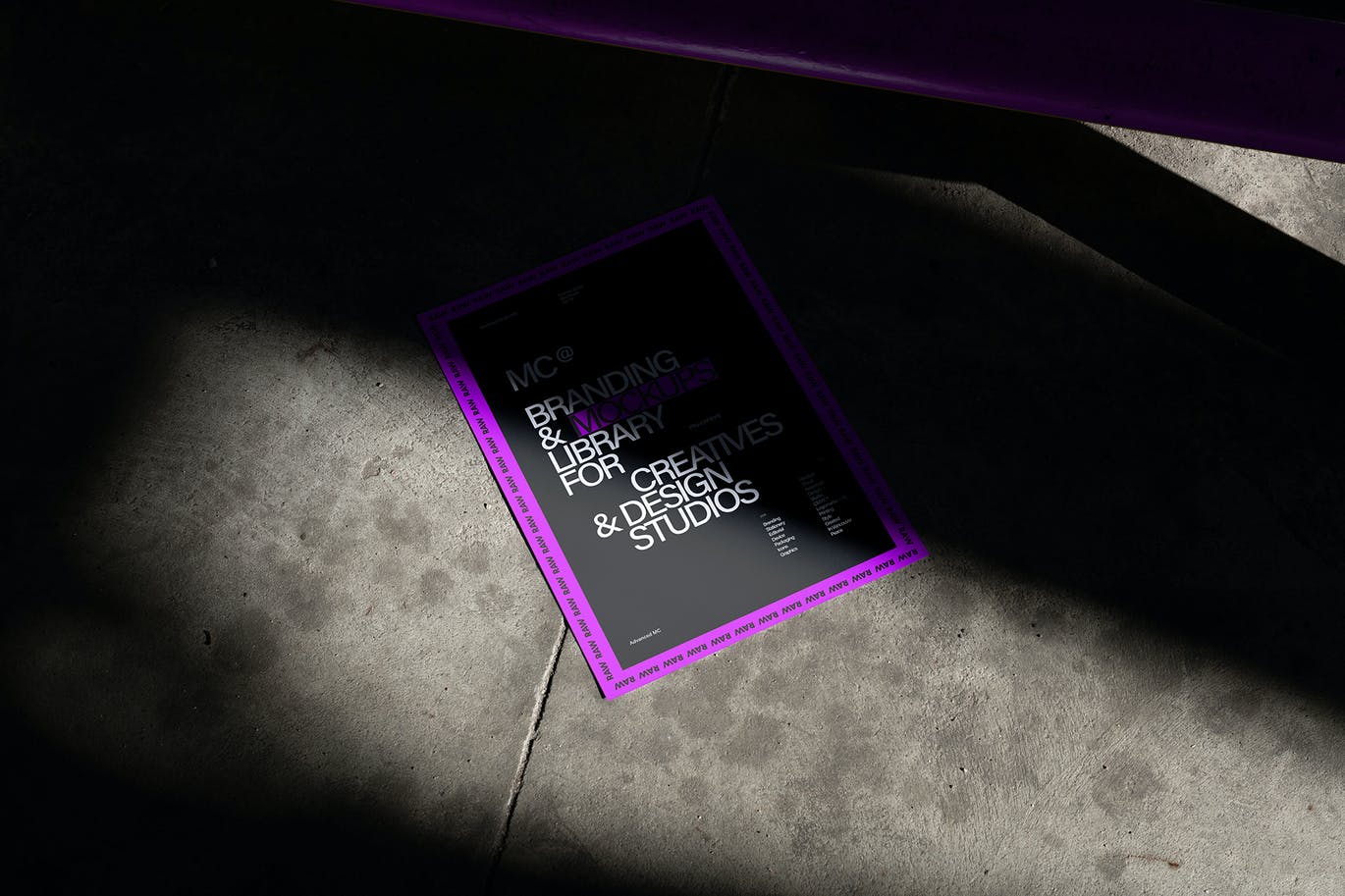 原始海报信纸包装PSD素材模型