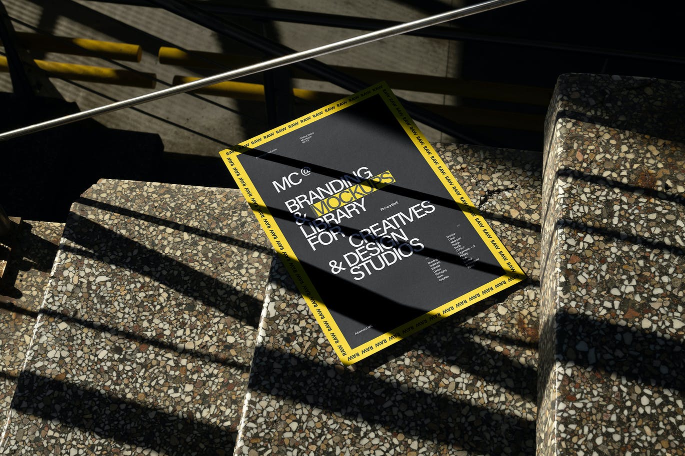 原始海报信纸包装PSD素材模型