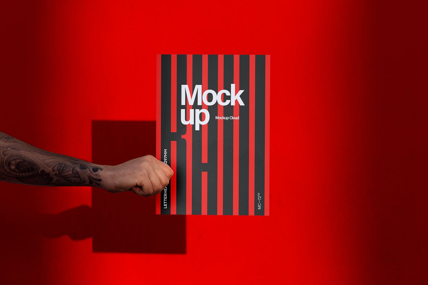 原始海报信纸包装PSD素材模型