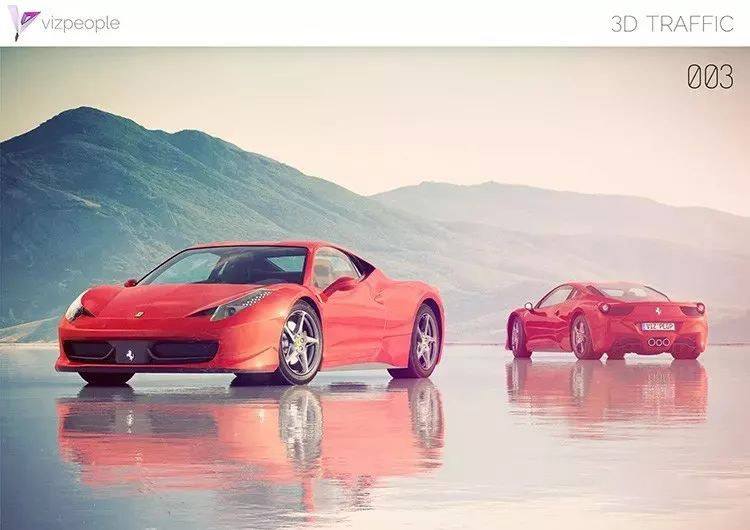 C4D汽车模型40款