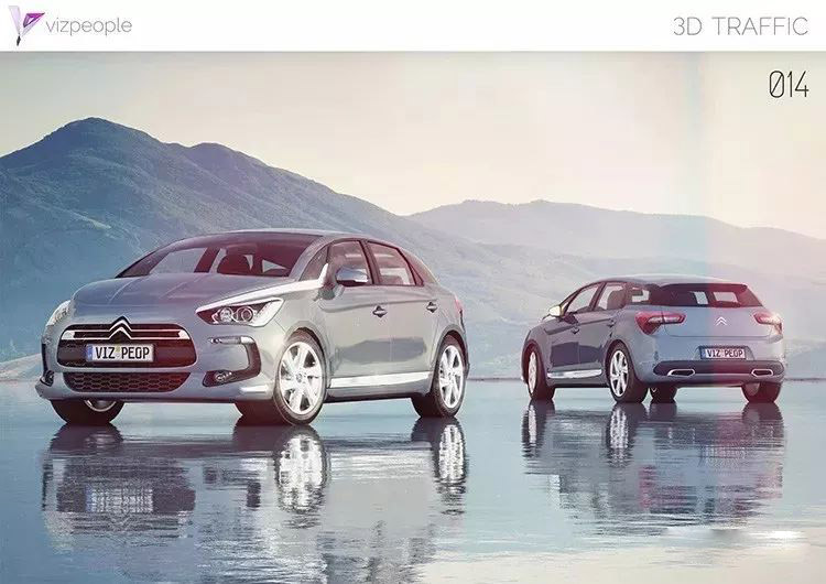 C4D汽车模型40款