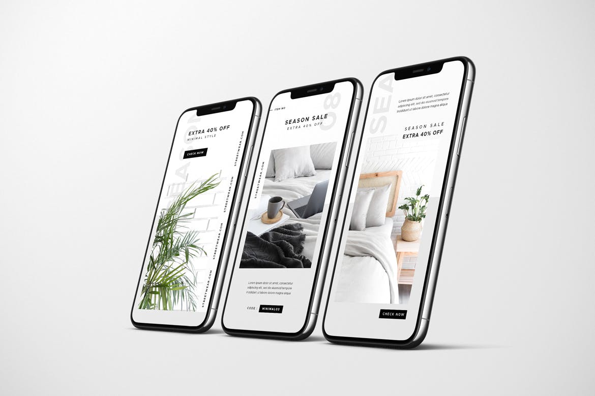 高品质苹果手机UI样机展示模型PSD素材