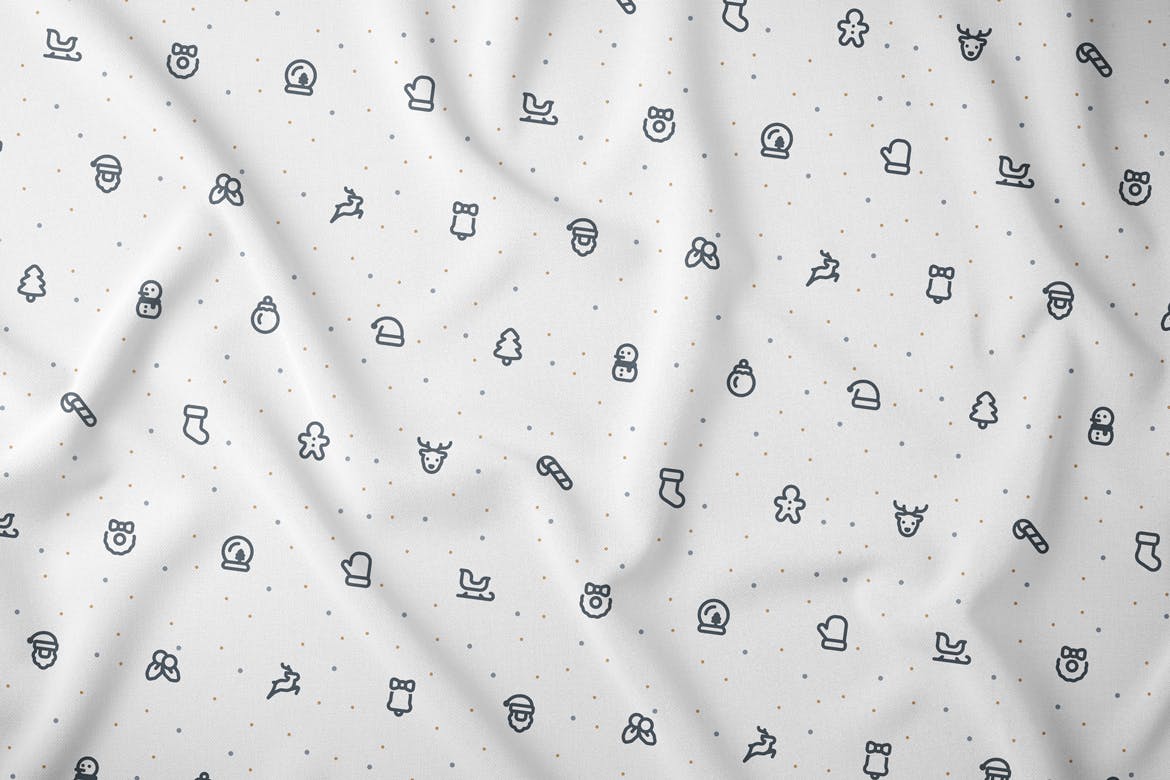 2022新年圣诞节矢量背景元素底纹纹理素材包