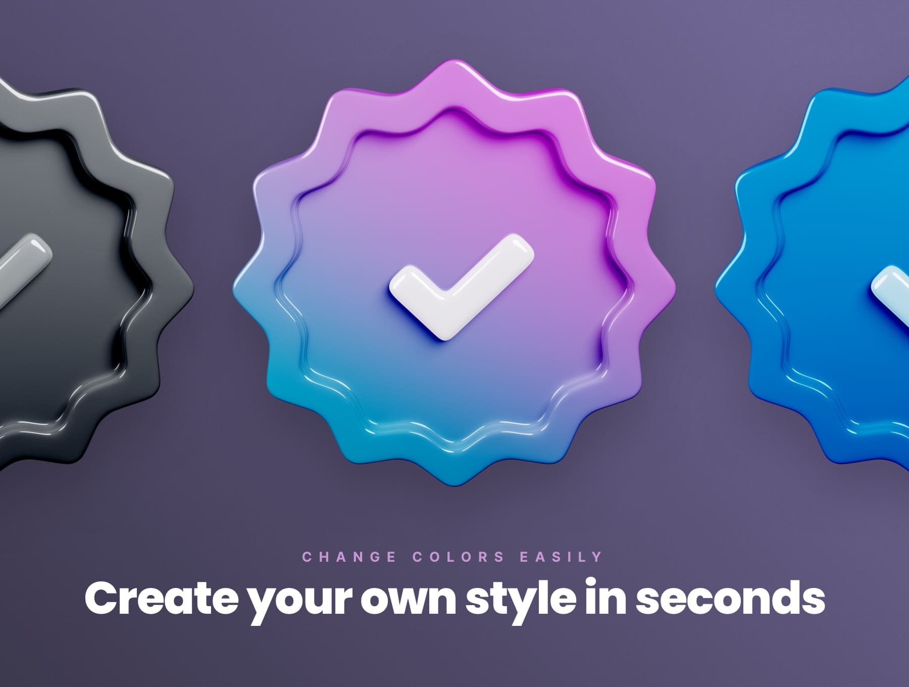 20个可定制的商业主题 3D 元素