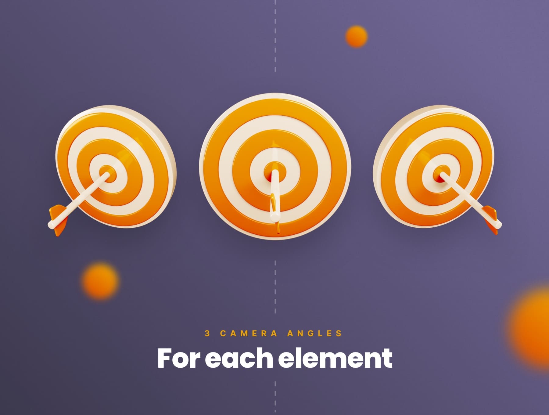 20个可定制的商业主题 3D 元素