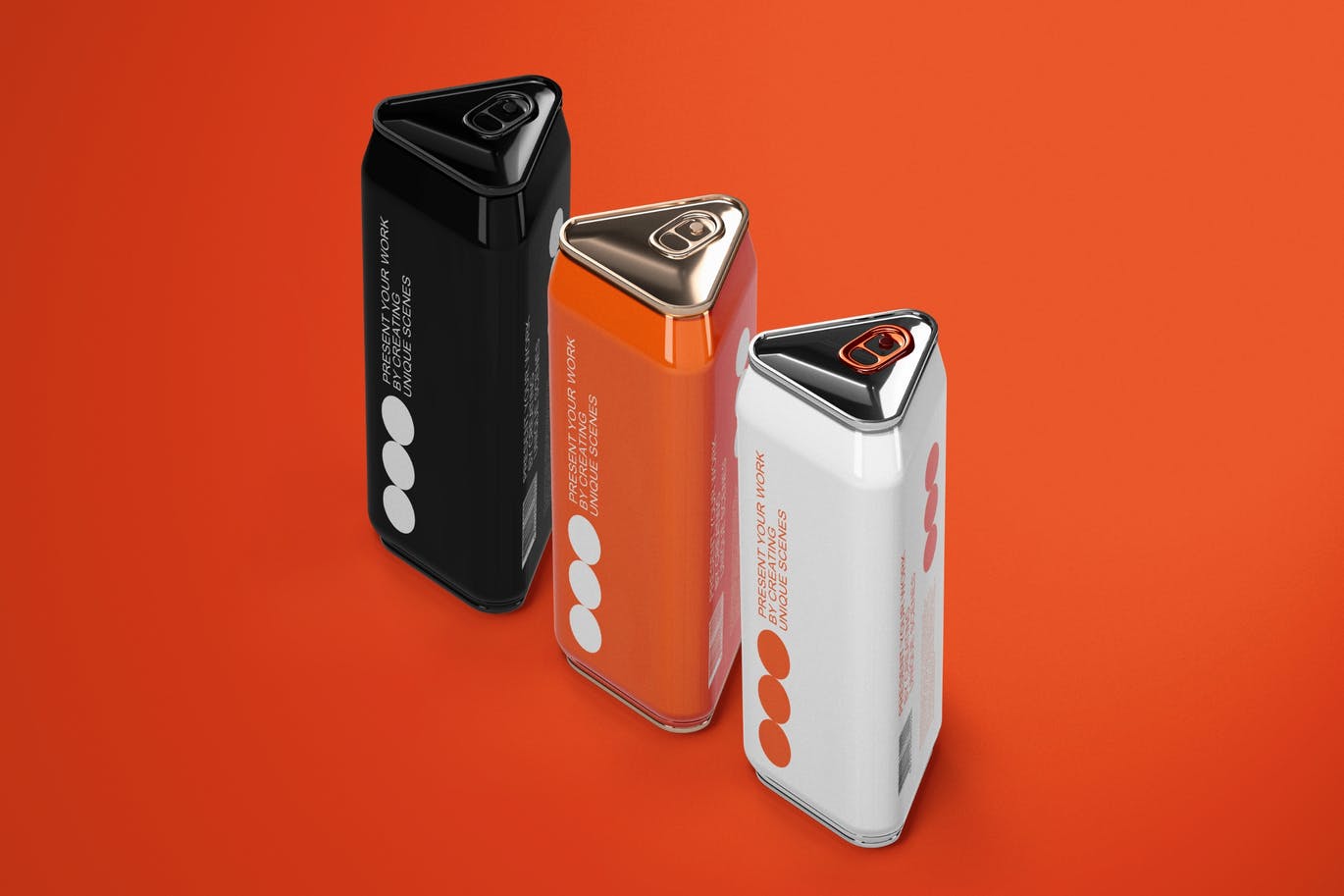 真实有质感易拉罐主题样机PSD素材