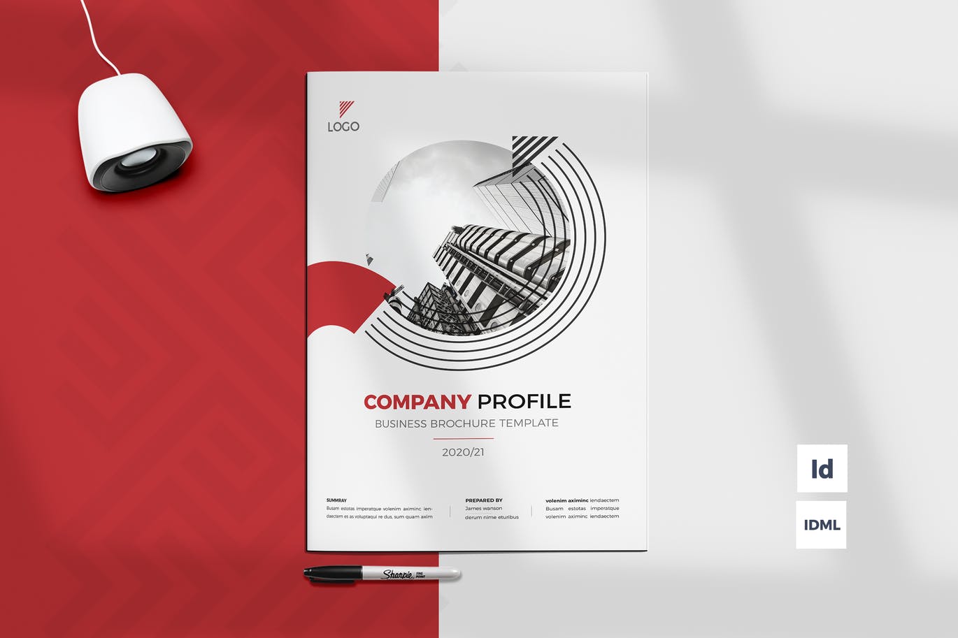 高品质时尚宣传册杂志房地产楼书VI设计模板