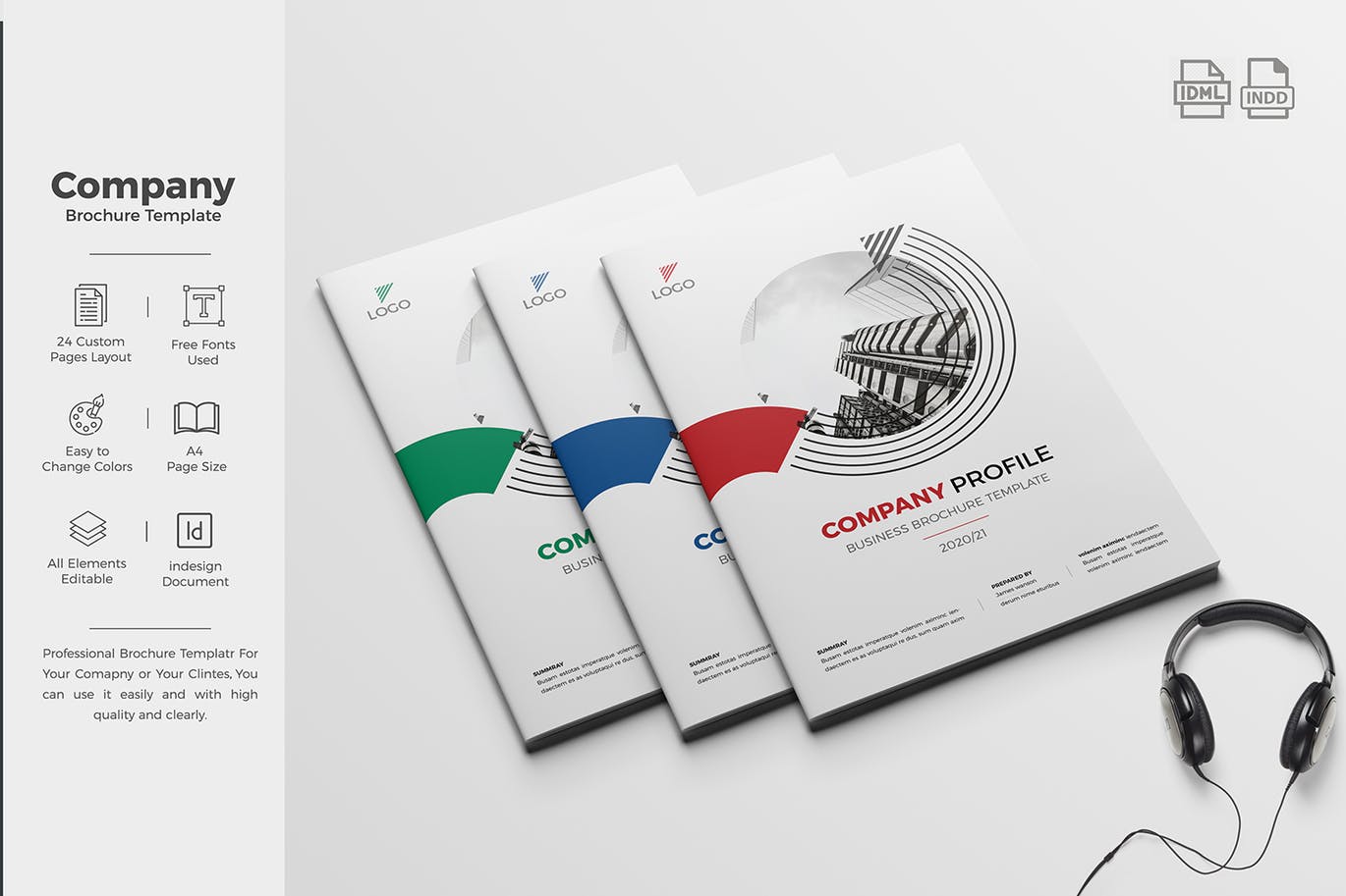 高品质时尚宣传册杂志房地产楼书VI设计模板