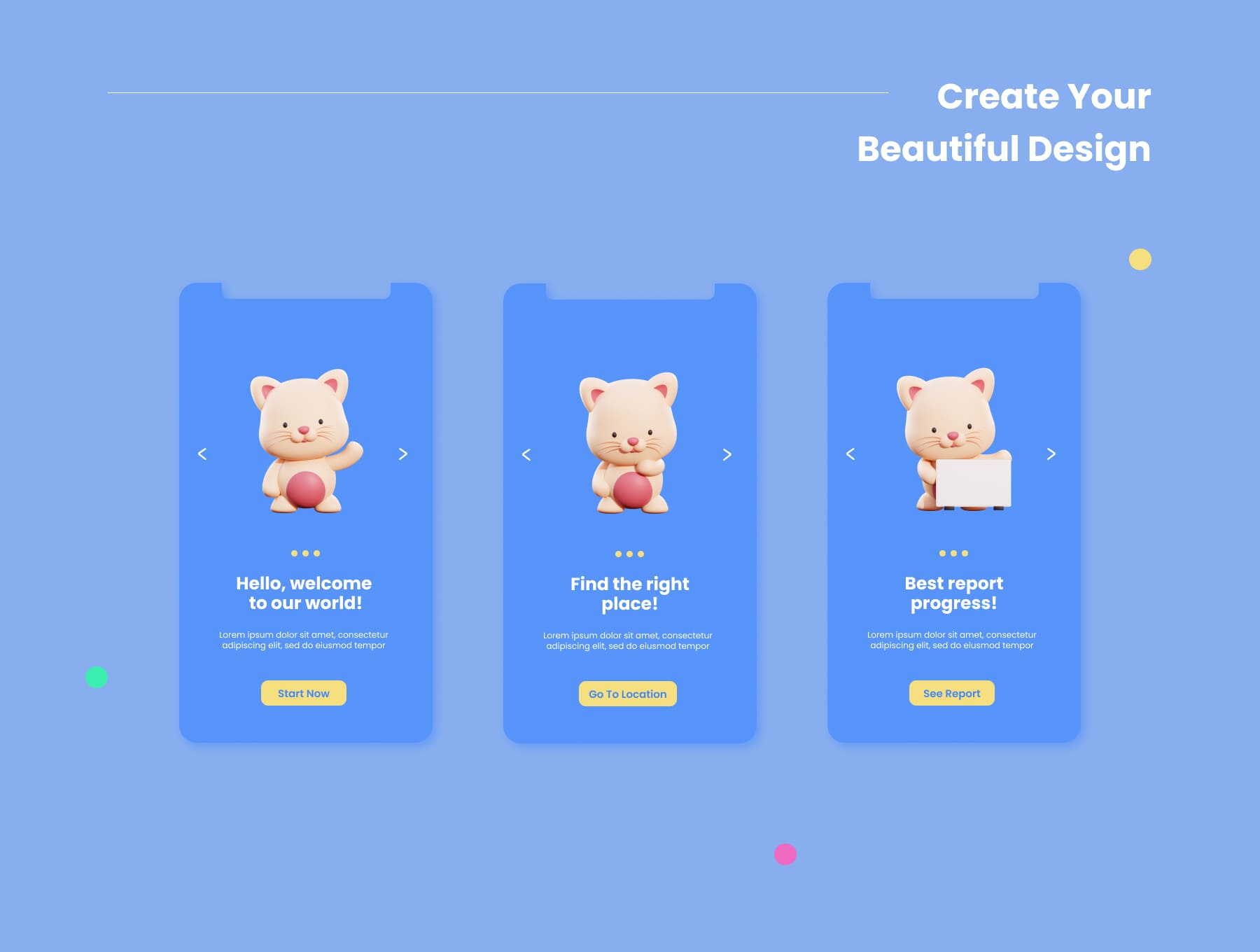10个卡通IP角色，50种姿势可爱3D动物Blender素材