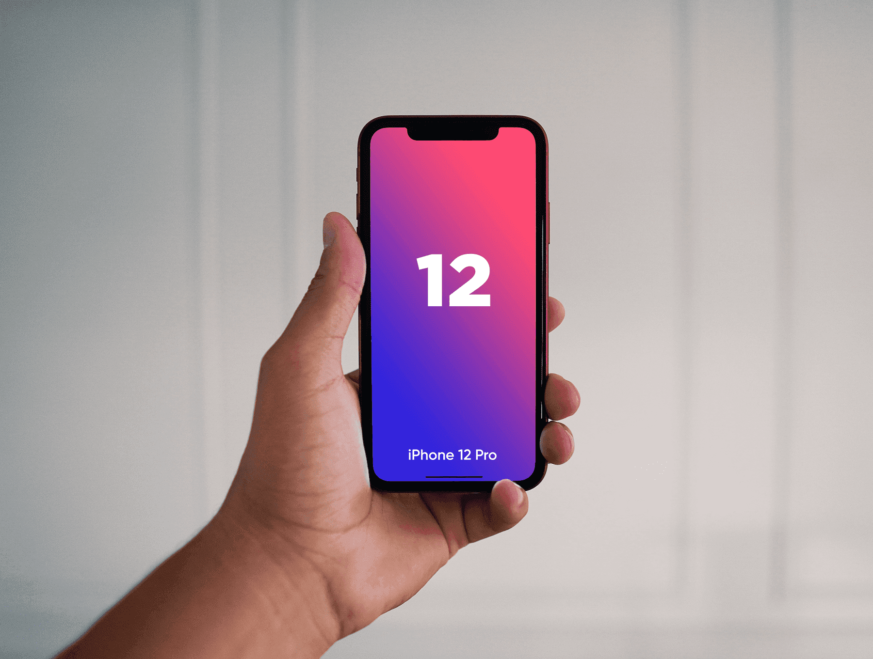 10个不同场景iPhone 12逼真样机PSD素材