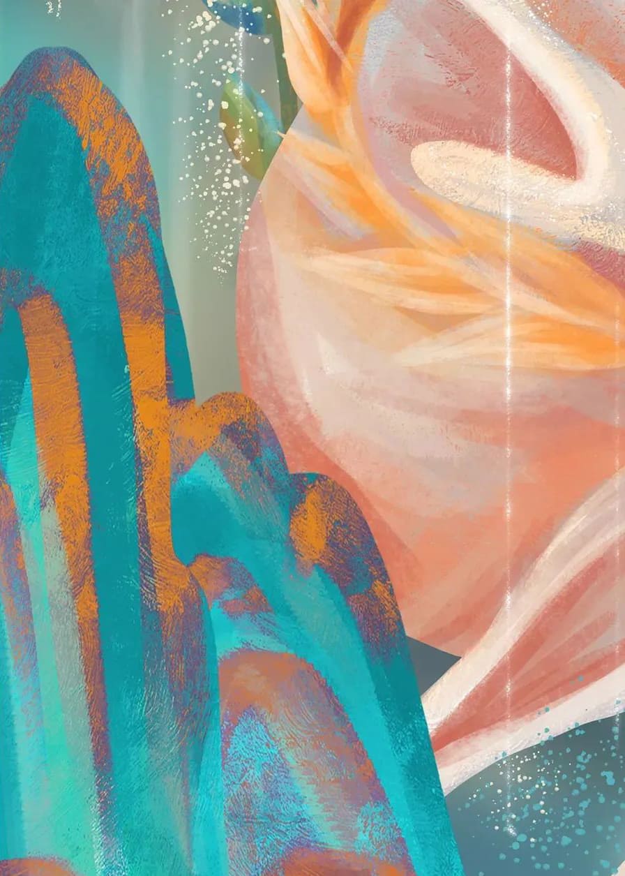 岩彩笔刷素材！这质感绝了！特稀、珍贵、超好用！