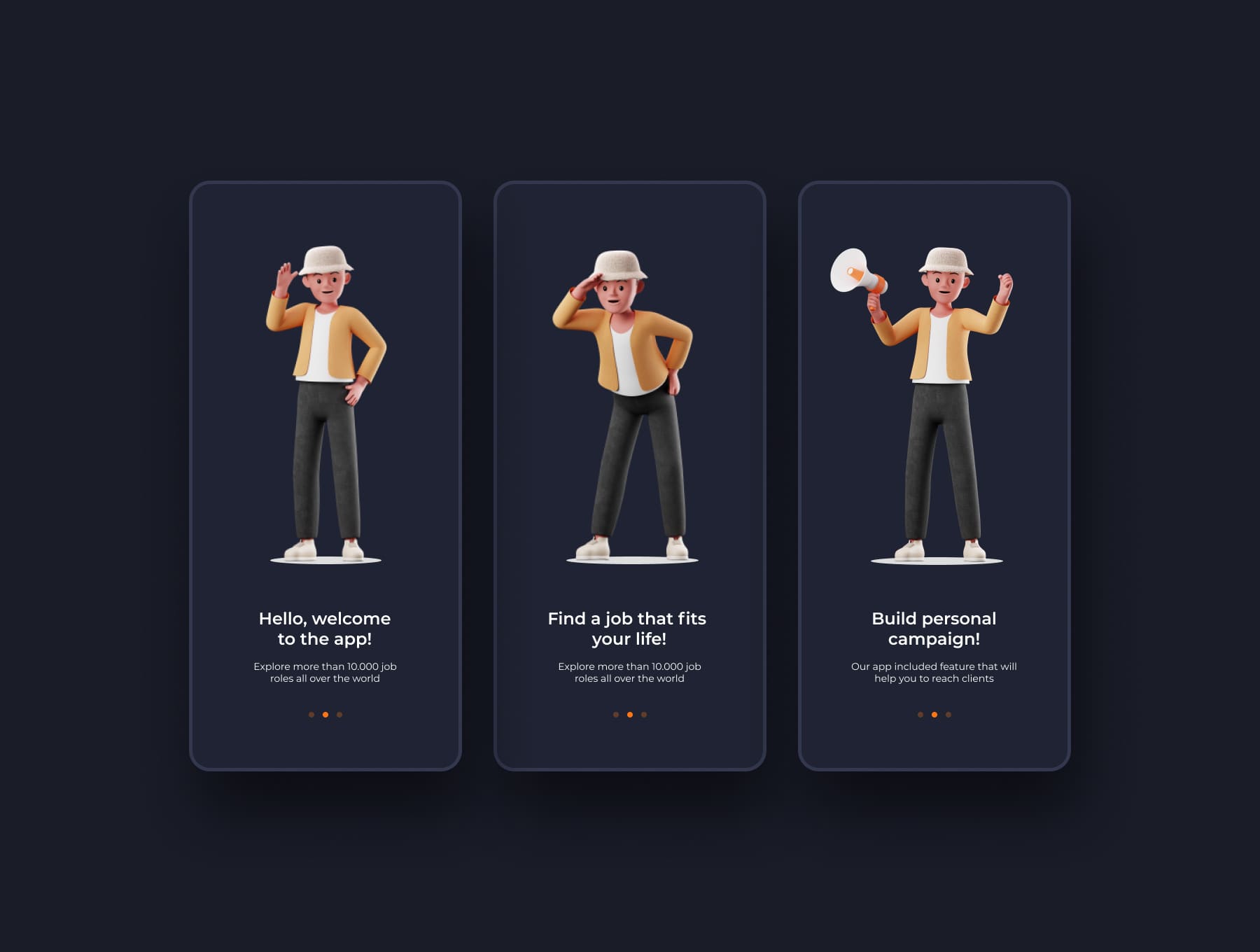 40种姿势人物造型3D角色素材