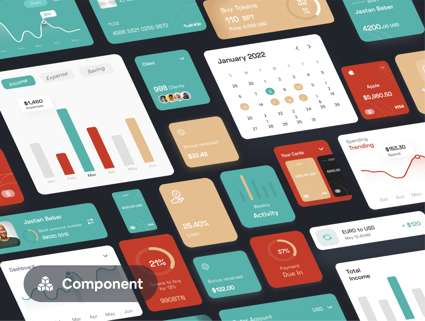 75个红绿色金融数字钱包类别APP UI界面