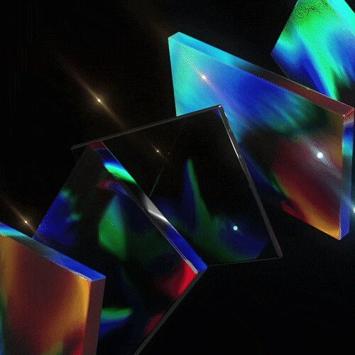 那种C4D玻璃水晶多面体光线和色彩效果，我们为你找了相关课程