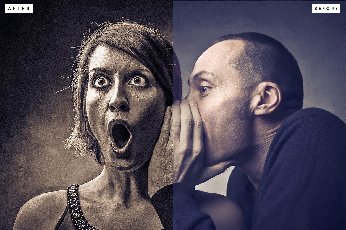 20个高端高级灰HDR Lightroom动作预设