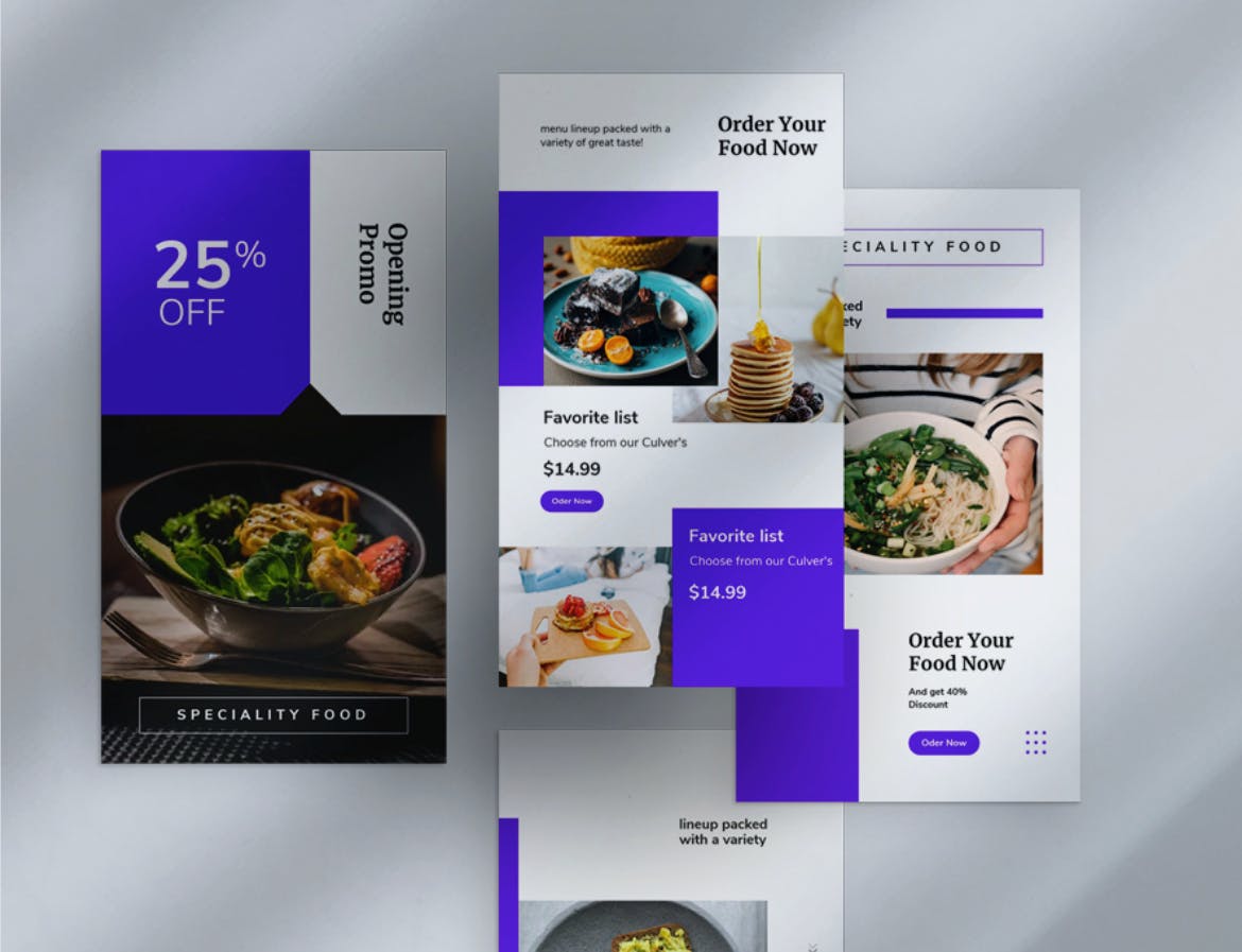 一套时尚高端多用途Ins社交媒体banner海报设计模板