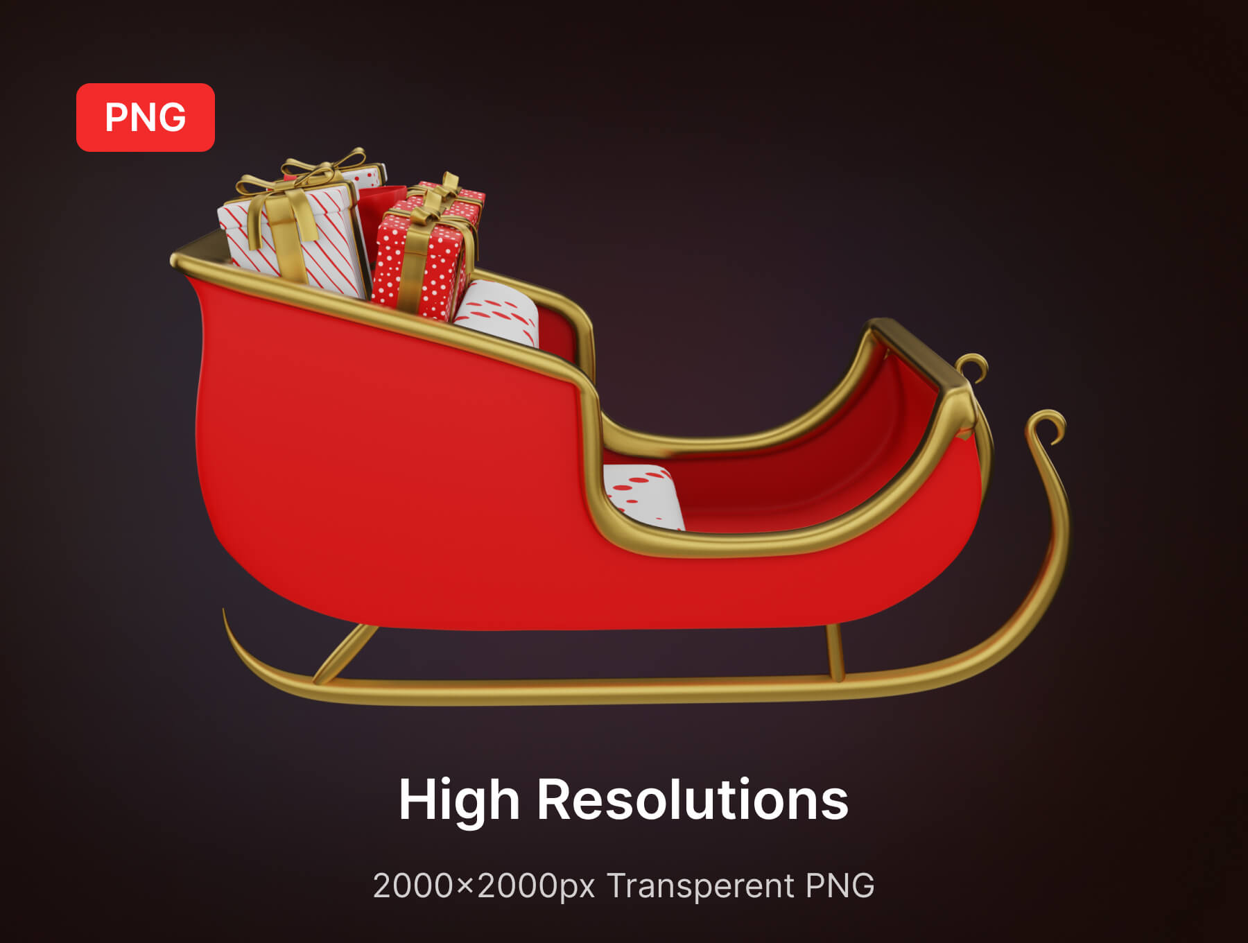 100多个包括圣诞老人圣诞节元素3D模型