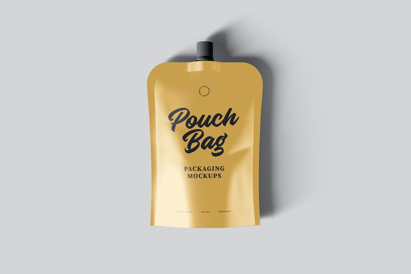 时尚高端逼真质感包装袋样机