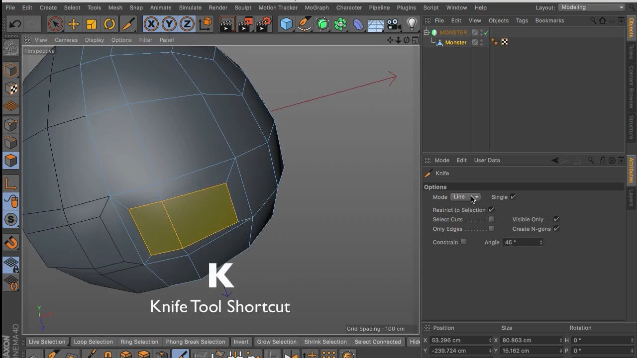 C4D 创作快乐怪物共享3D角色创作教程