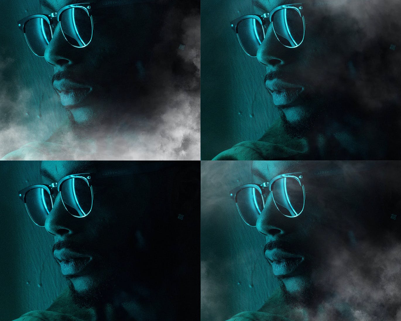 15个逼真烟雾云雾叠加背景底纹图片纹理素材