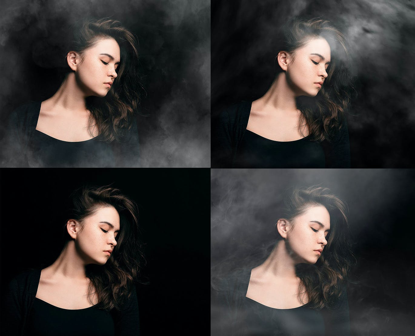 15个逼真烟雾云雾叠加背景底纹图片纹理素材