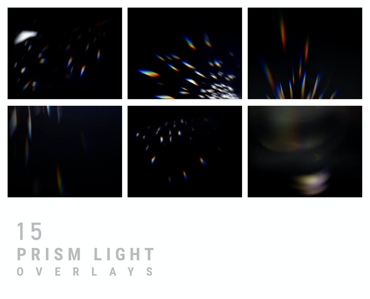 15个绚丽渐变配色镜头光晕背景纹理PS动作预设