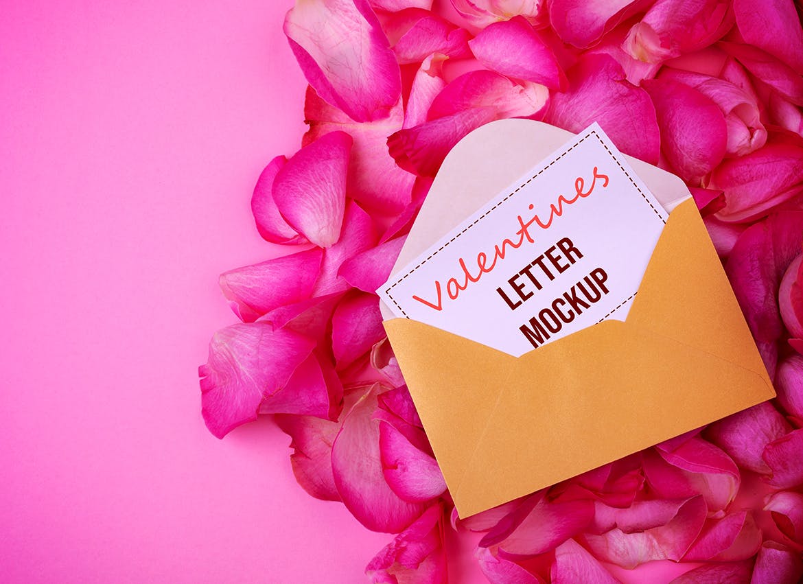 情人节元素模型PSD样机素材