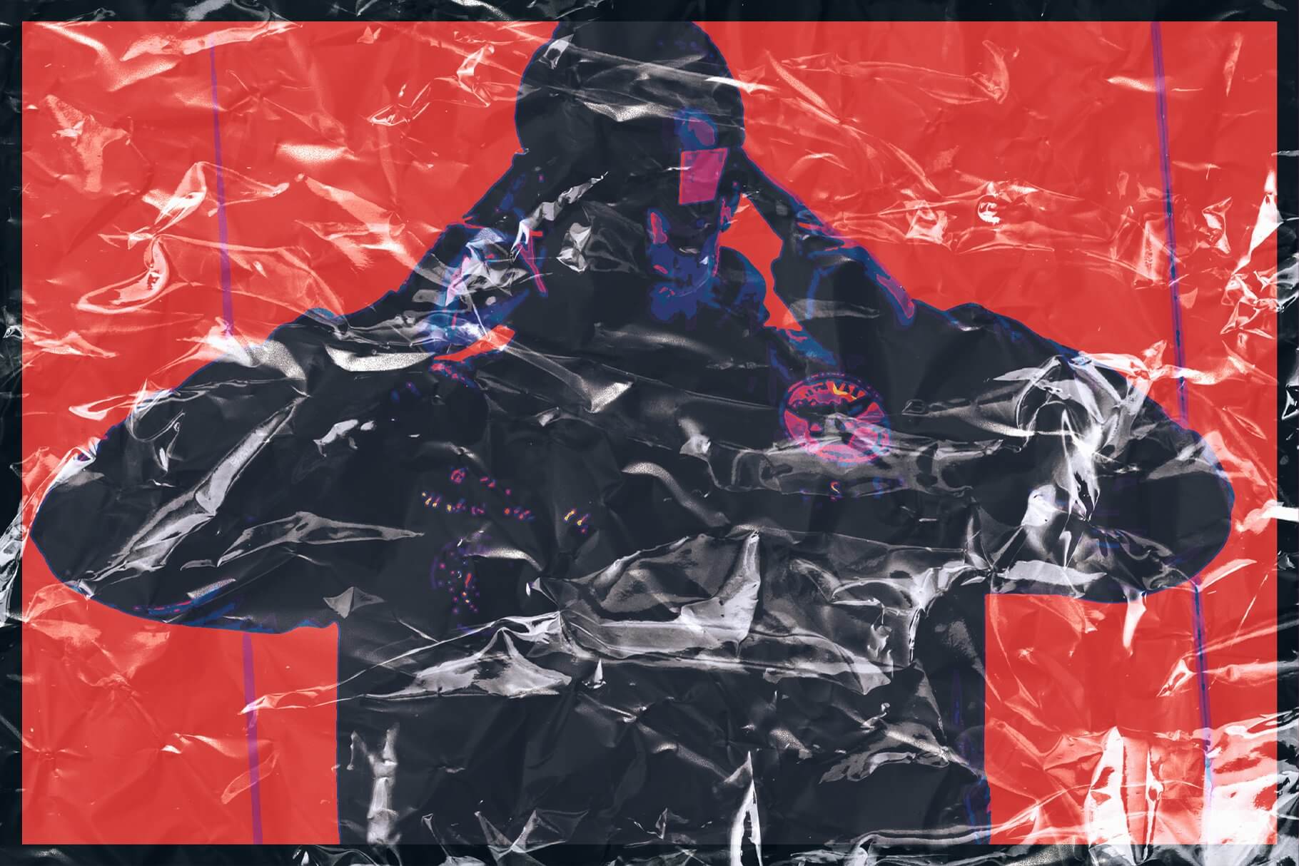 创意渐变塑料FX效果PSD模板