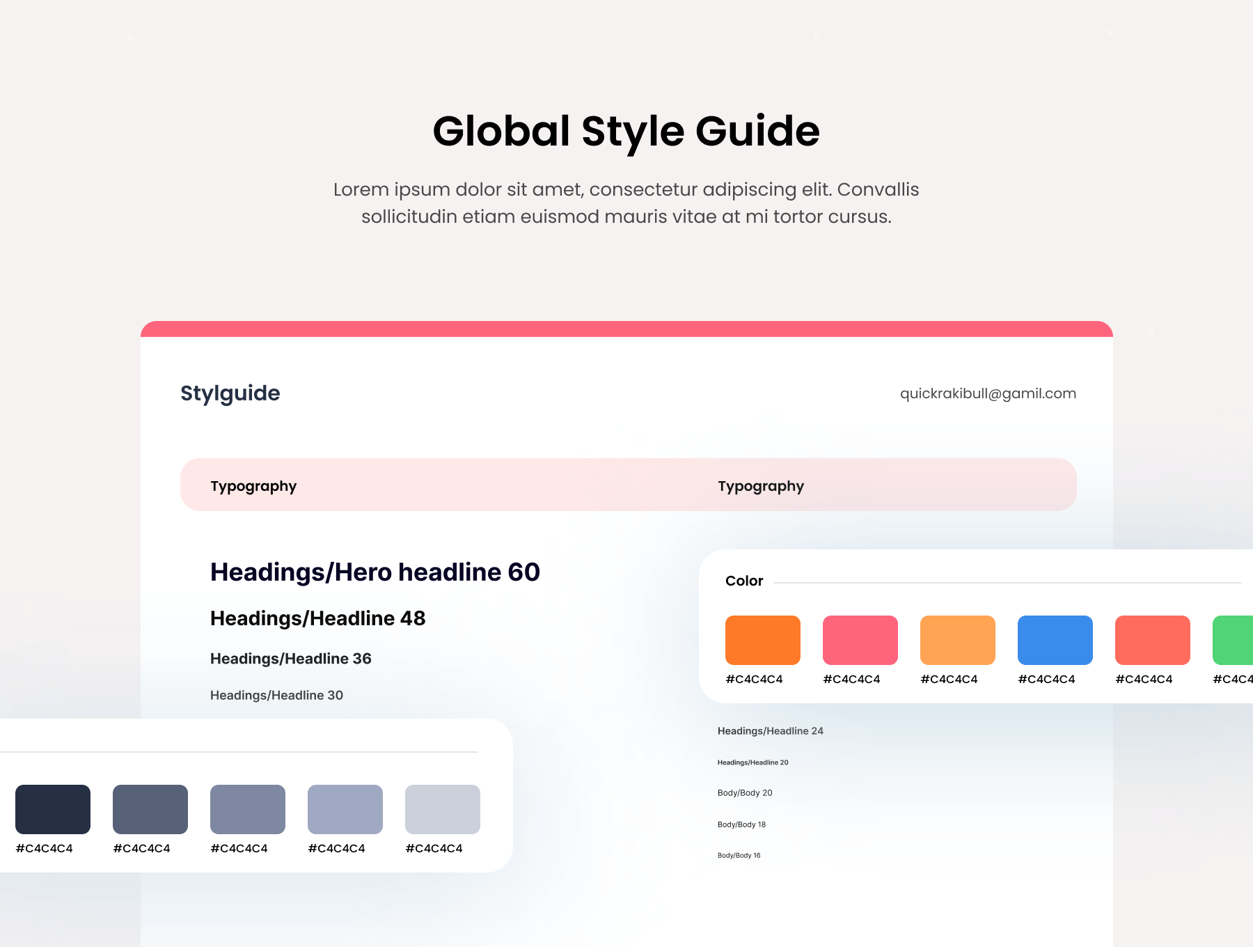 80多个粉色干净简洁租车APP UI界面