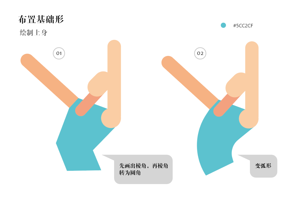 AI绘制多层次光影扁平风sexy girl矢量插画