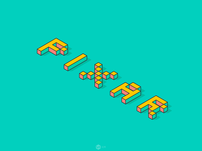 用AI制作简单3D立体文字效果