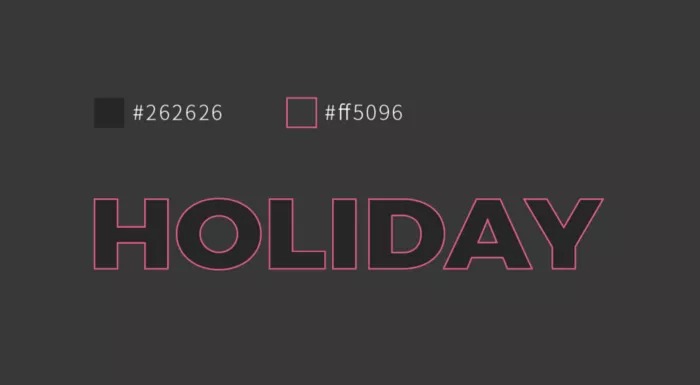 用AI做弯曲文字渐变效果