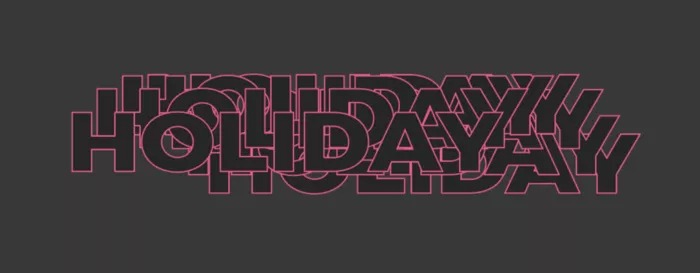 用AI做弯曲文字渐变效果