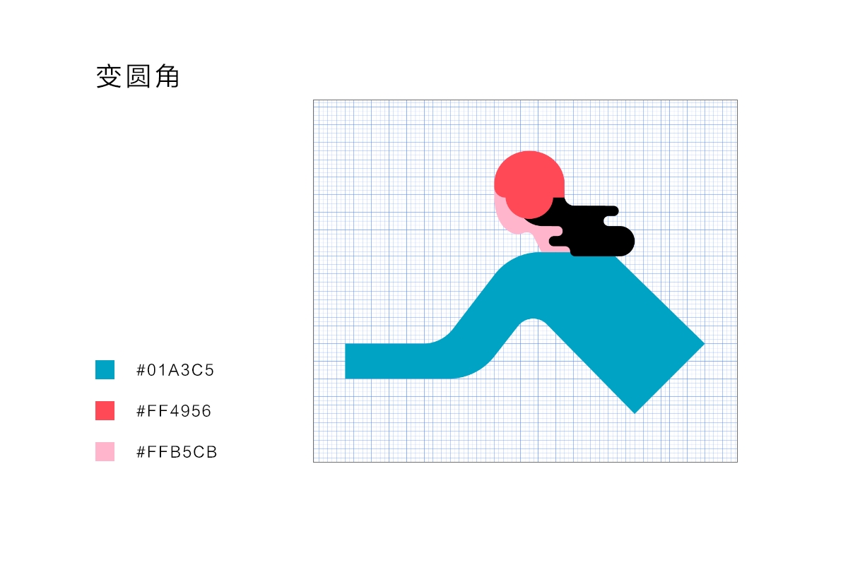 AI+PS绘制扁平滑轮少女风格插画