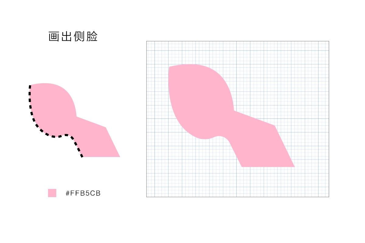 AI+PS绘制扁平滑轮少女风格插画
