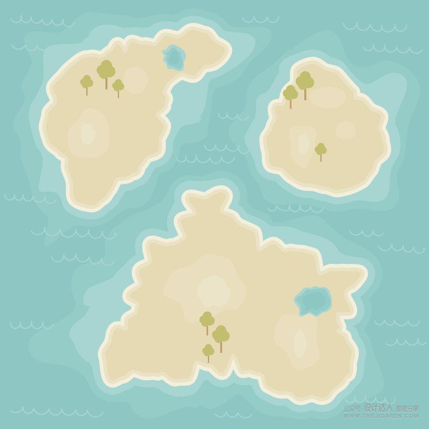 用AI绘制矢量卡通地图