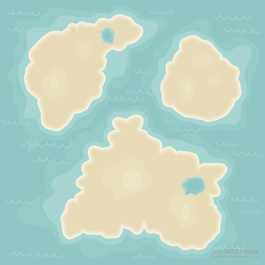 用AI绘制矢量卡通地图