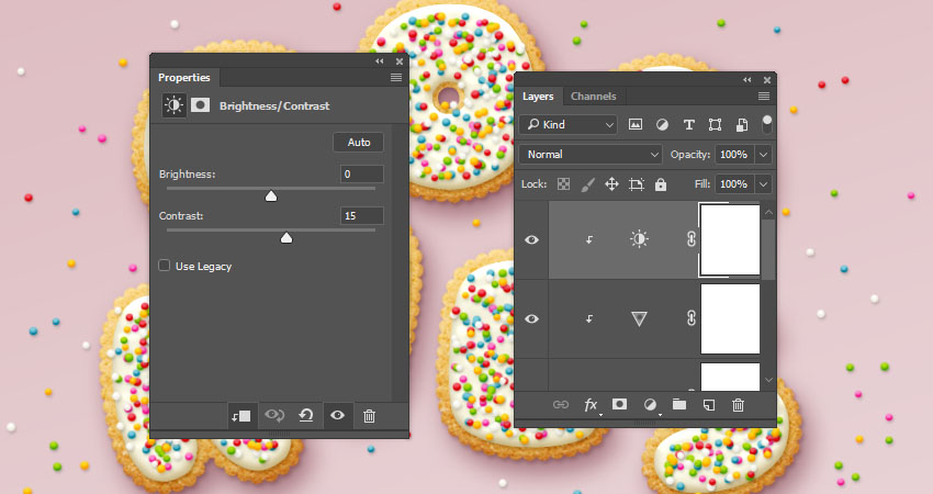 用PS制作美味的饼干字体